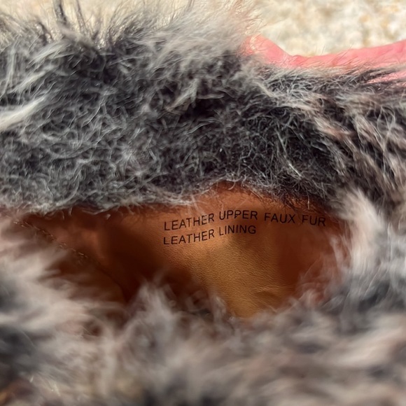 Via Spiga Faux Fur Booties Size 6.5 - Picture 5 of 6